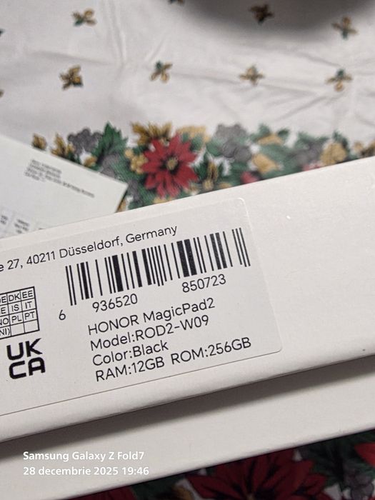 Tableta Honor Magic Pad2 -12.3 INCH Oled / 256 gb cu 12 gb ram  /
