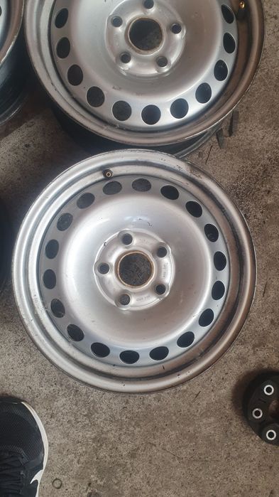 Jante tabla set 4 bucati 5x112 pe 15 Vw Skoda Seat Audi otel metal
