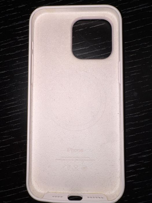 Оригинален Apple калъф / кейкс за iphone 15 peo max светло розов