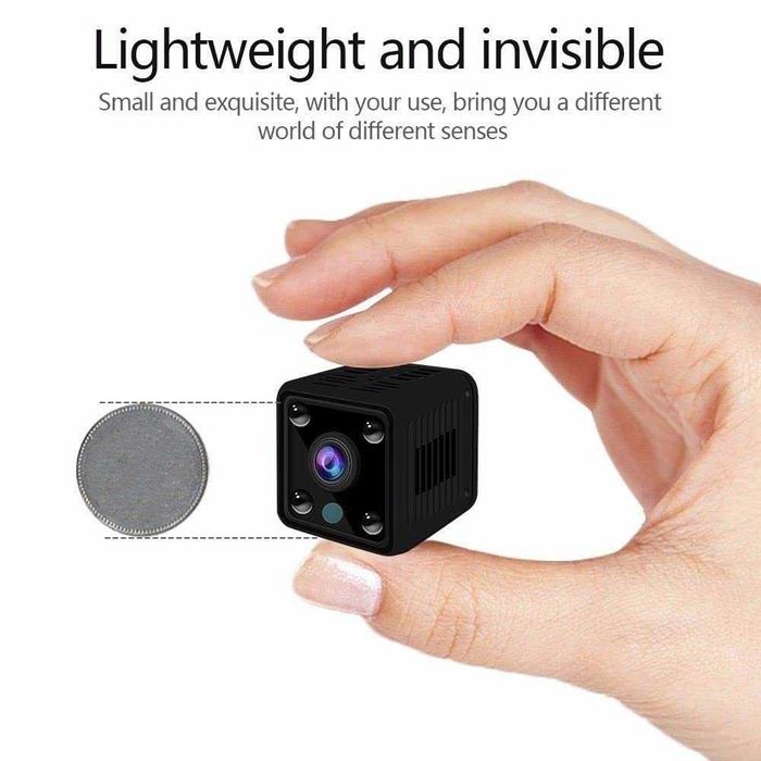 X6 Mini 1080P HD безжична IP WiFi камера, шпионска скрита камера