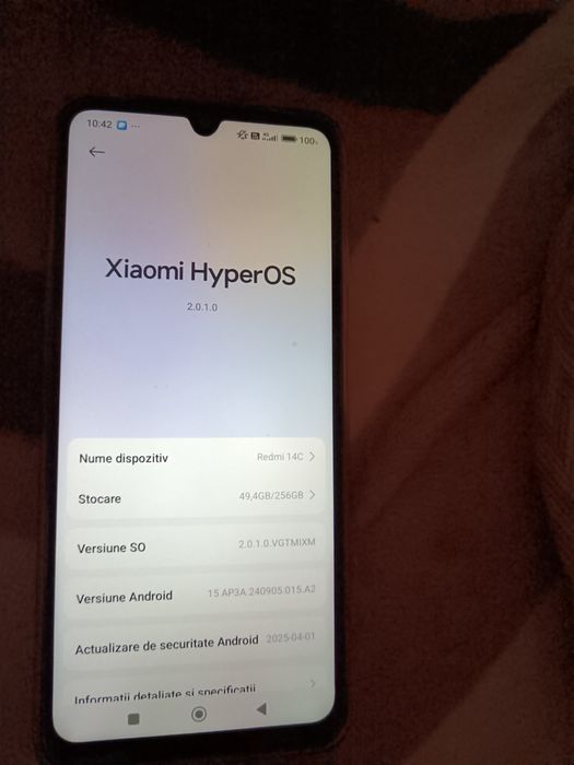 Vând telefon Xiaomi redimi 14 c