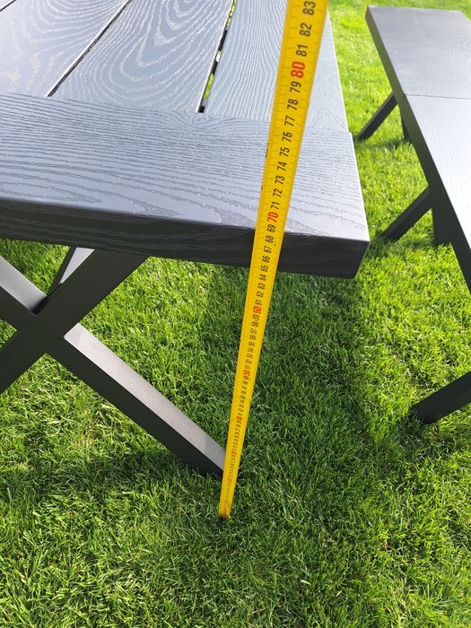 Градинска алуминиева маса и пейки