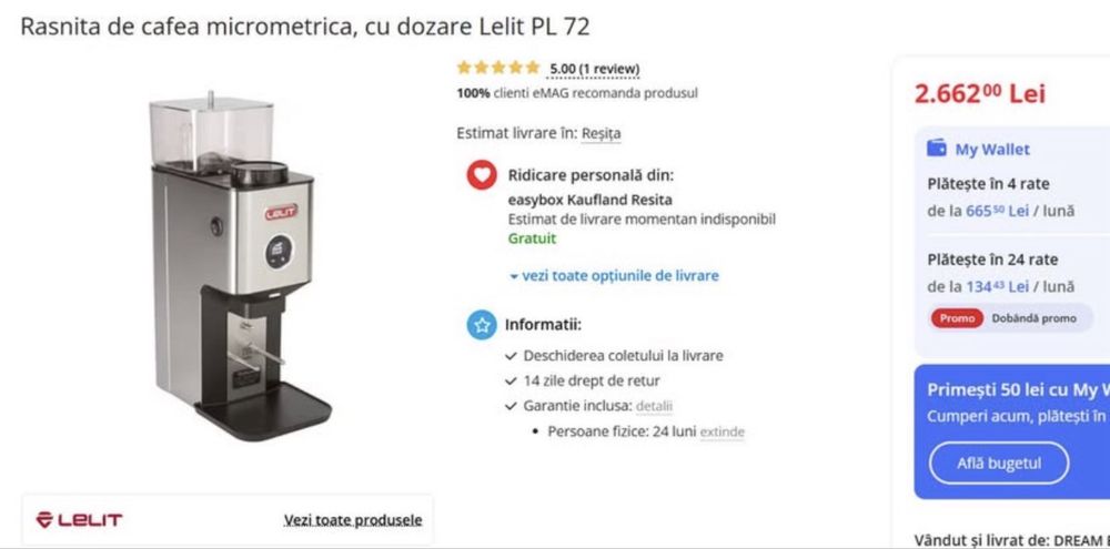 Eapressor Lelit PL 41 TEM