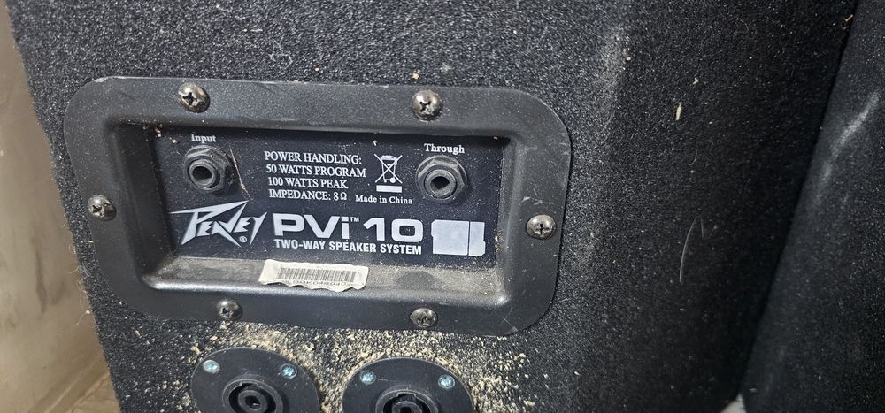 Замяням Peavey PVi 10 + PVi 8B – тонколони и миксер усилвател