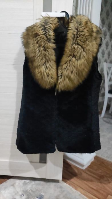 Кожанная дубленка