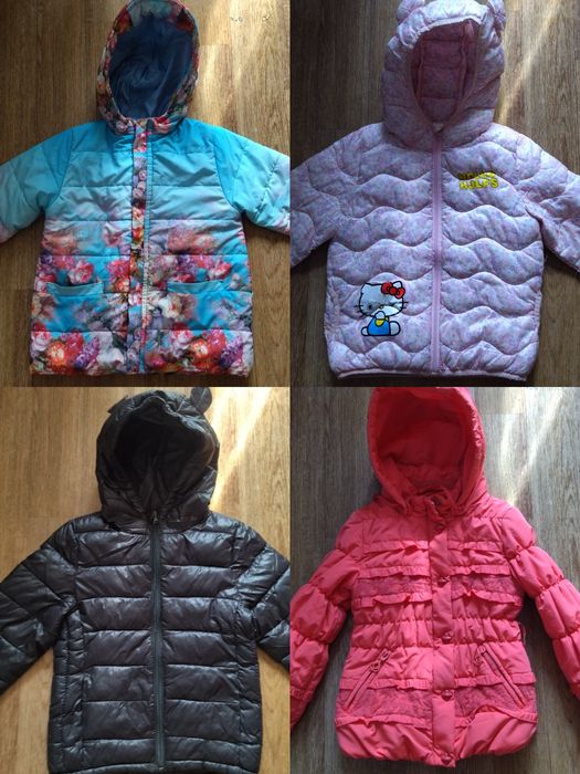 Куртки на весну 110-116 см