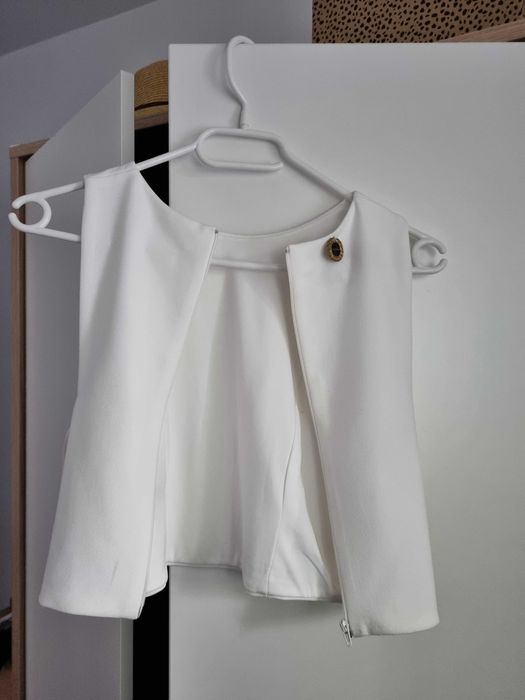 Top alb  Lynne marimea S