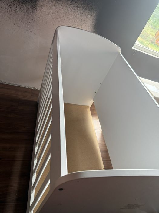 Детска кошара бяла детско легло