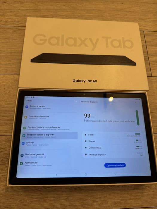 Samsung Galaxy Tab A8 X205 10.5 32GB memorie suport cartela SIM 4G SM-X205 tableta originala in stare foarte buna