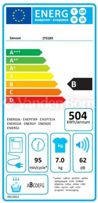 Сушилня Zanussi ZTE 285