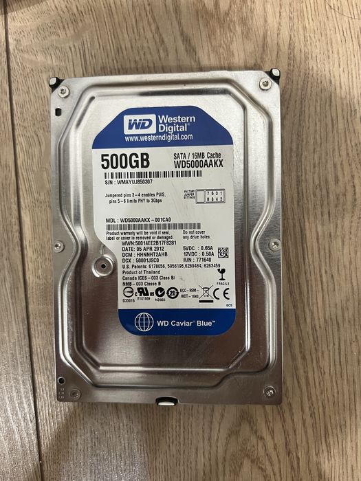 HDD накопители 1тб и 500гб
