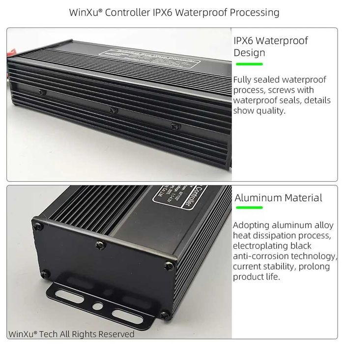 Синусоидален FOC контролер с G51 цветен дисплей 36V 60V 2000W 40A