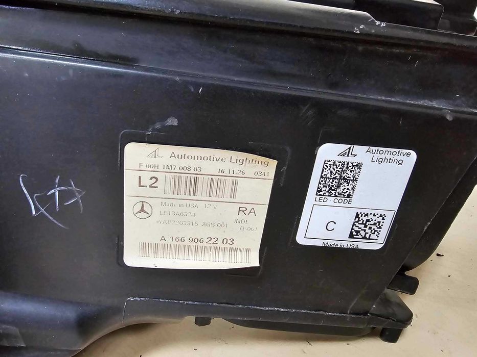 Десен фар Mercedes W166 GLE LED desen far мерцедес 166 гле