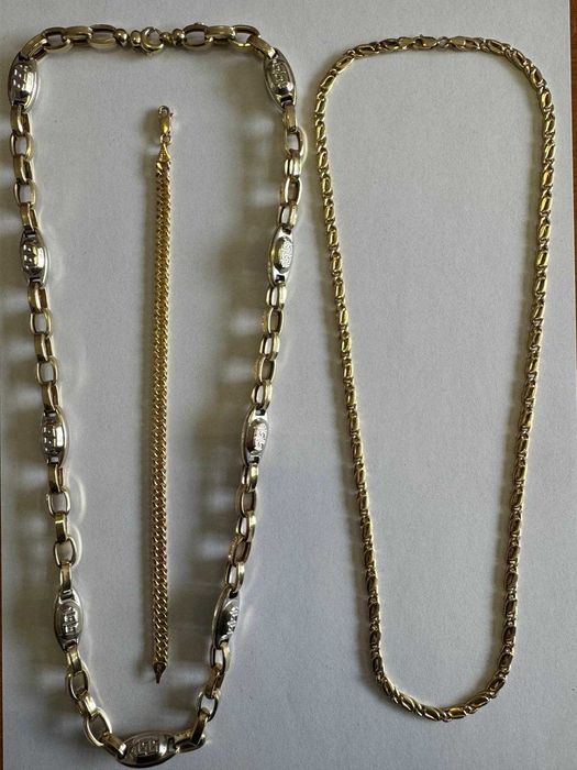 Златен синджир | гривна - 14 кр. | проба 585