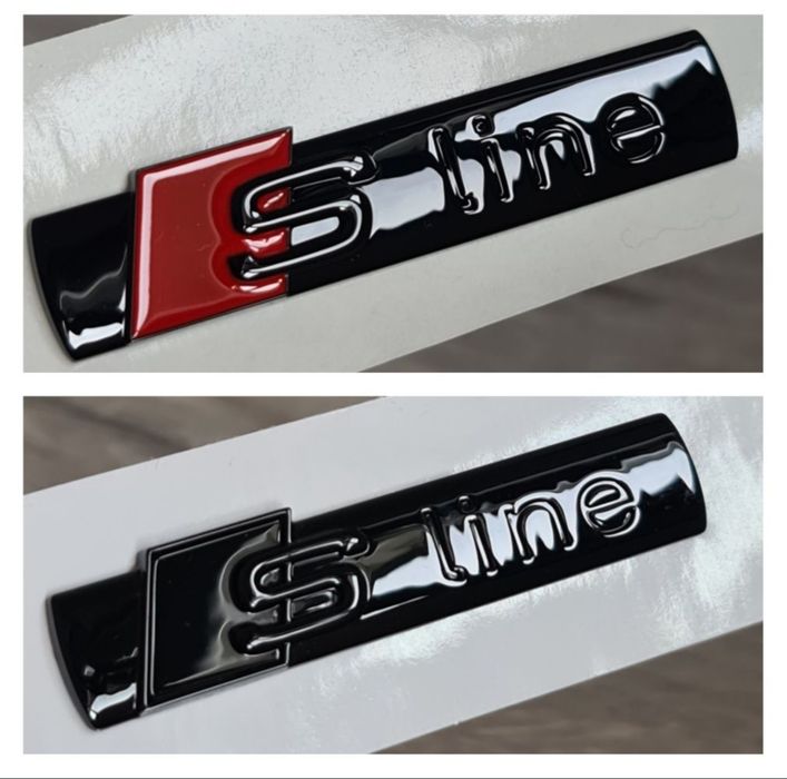 Embleme-Sigle-Logo-Steme-Sline-Aripi-Laterale-Negre-Lucios-Full-Black-Audi-A1-A3-A4-A5-A6-A7-A8-Q3-Q5-Q7-Q8