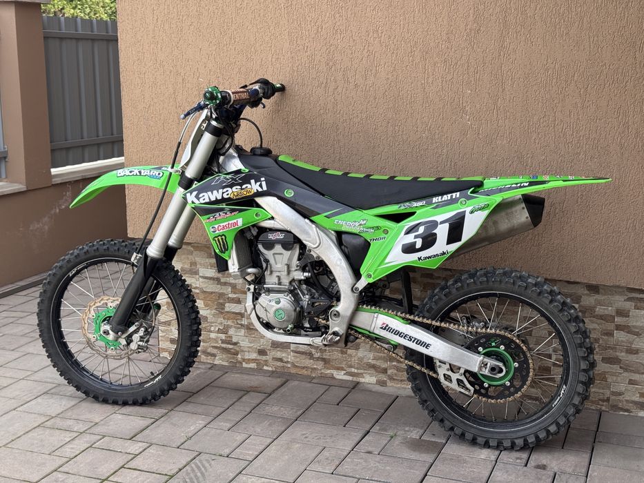 Motocross/motocicleta/cross Kawasaki KX450F 2017 • Roți ZAP Technix • Renthal Twinwall • Întreținută Top kxf