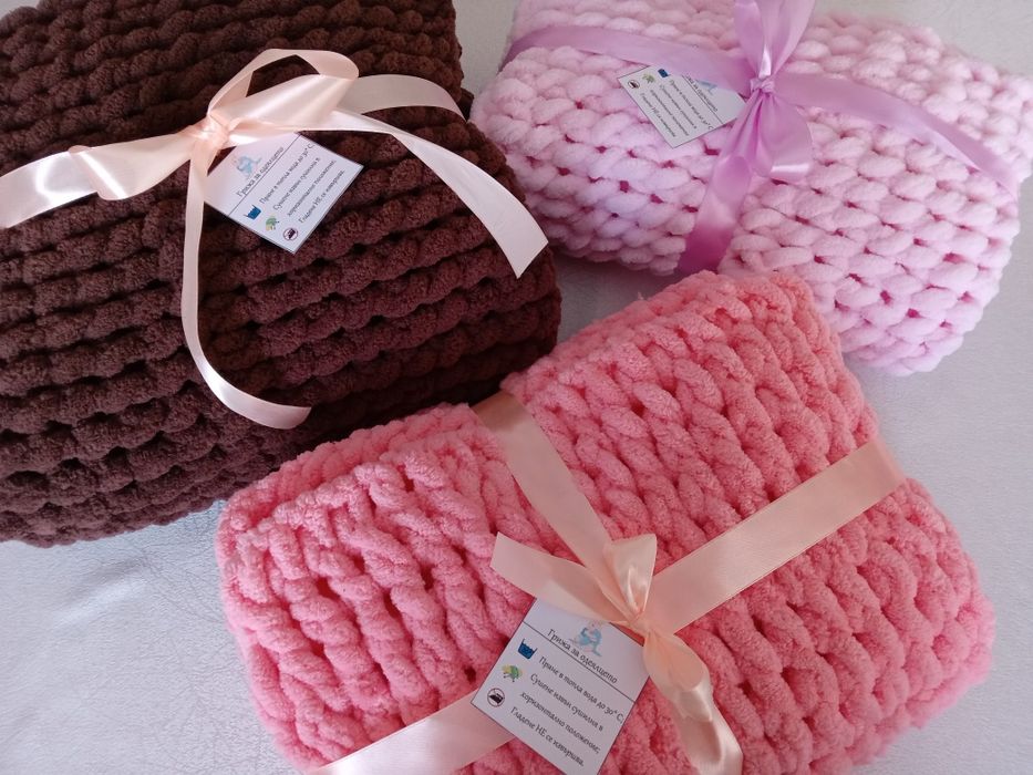 Бебешки одеялца от Ализе  Пуфи