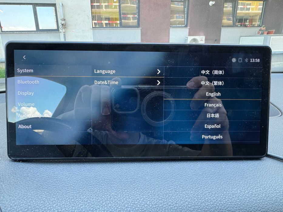 Display Auto Wireless Apple CarPlay 8.9" Full HD 1920×720 – Bluetooth, FM, AUX