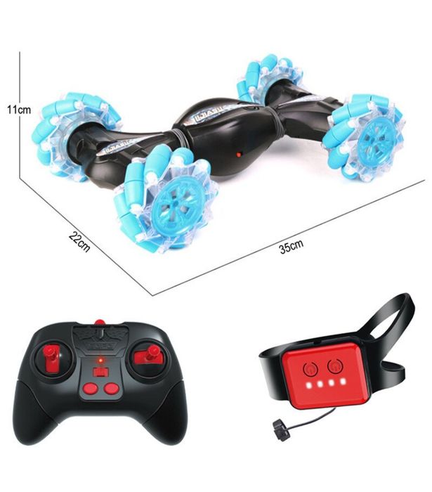 Masinuta Gesture Twist, Stunt Car, telecomanda 2.4 GHz, telecomanda ce