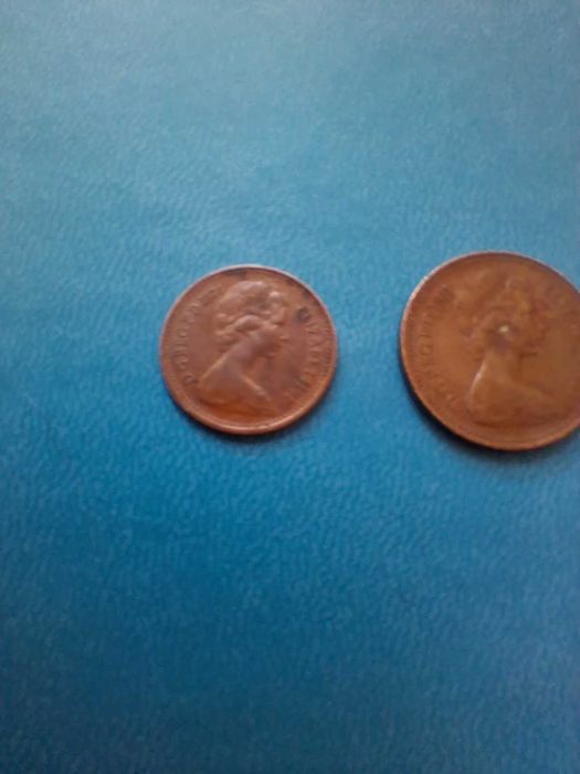 сет 1971 1/2 New Penny/Half /,1 Penny,2 new Pence