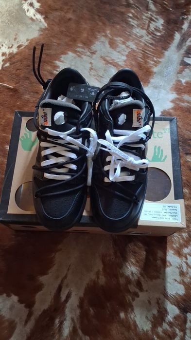 Sneakers negri — Stil Off-White / Street Deluxe