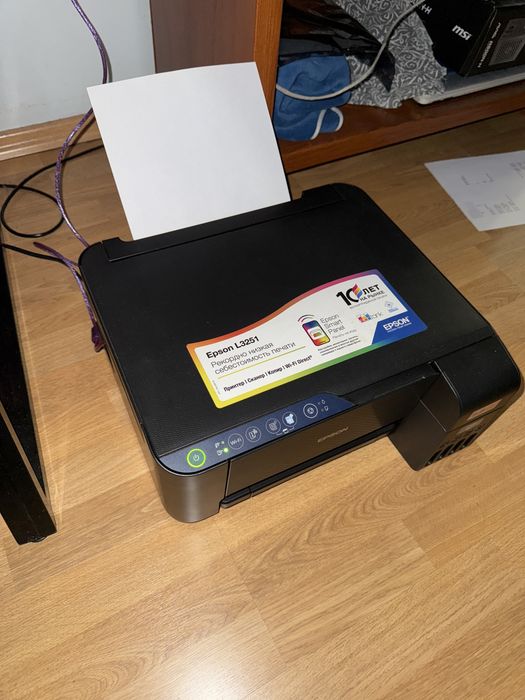 Мфу Epson L3251 цветной принтер 3в1