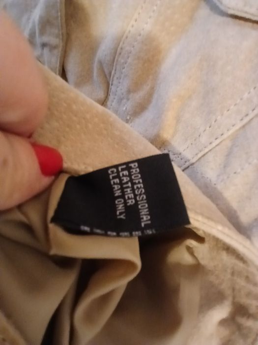 Geaca piele intoarsă, Lucy-Paris, marimea L