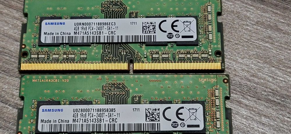Samsung DDR4 2x4Gb 2400T fuctional leptop