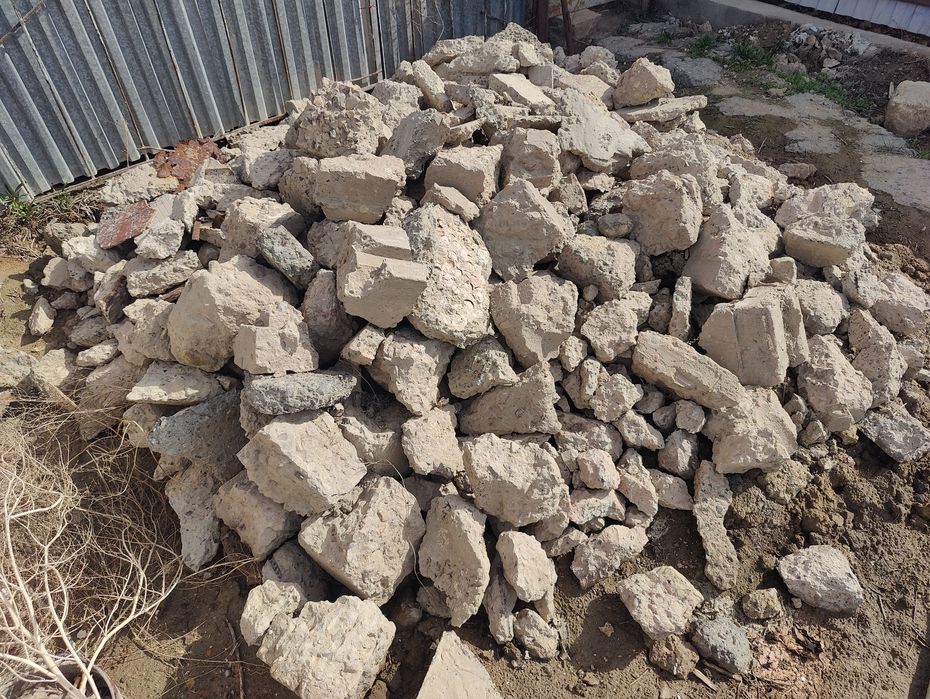 Бетонные отходы для фундамента