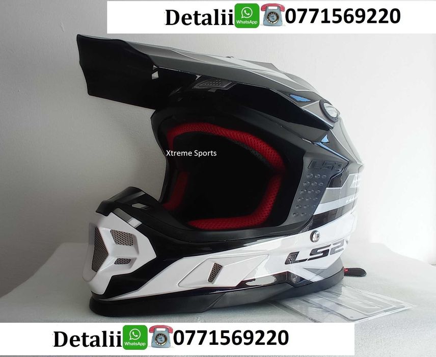 Casca moto enduro downhill atv bicicleta cross ochelari manusi LS 2