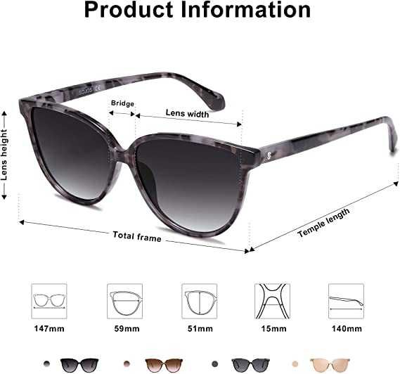 Ochelari de soare SOJOS SJ2096 vintage Lentile UV400 Gri