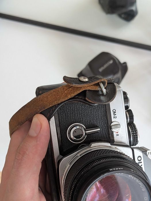 Toc aparat foto film Olympus OM piele