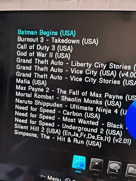 Playstation 2 с HDMI и качени игри GTA , God of War, Need For Speed