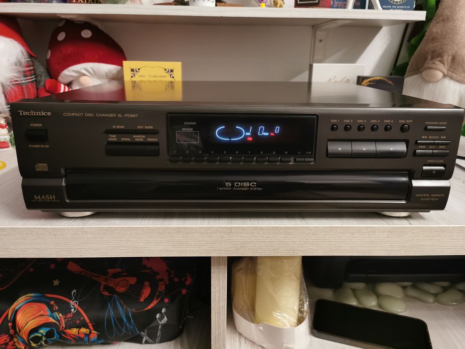 Cd player charger 5 cd SL PD867 Technics