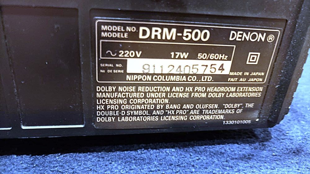 Casetofon DecK DENON DRM 500