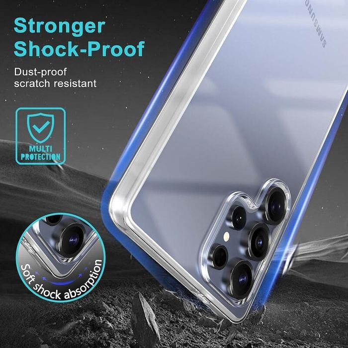 Прозрачен 360° Градуса Кейс за Samsung Galaxy S25 Ultra S24 S23 S22 FE