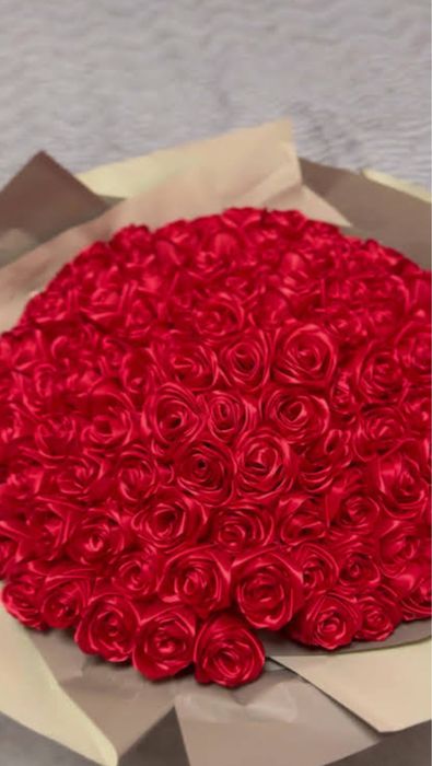 букет из атласных лент!