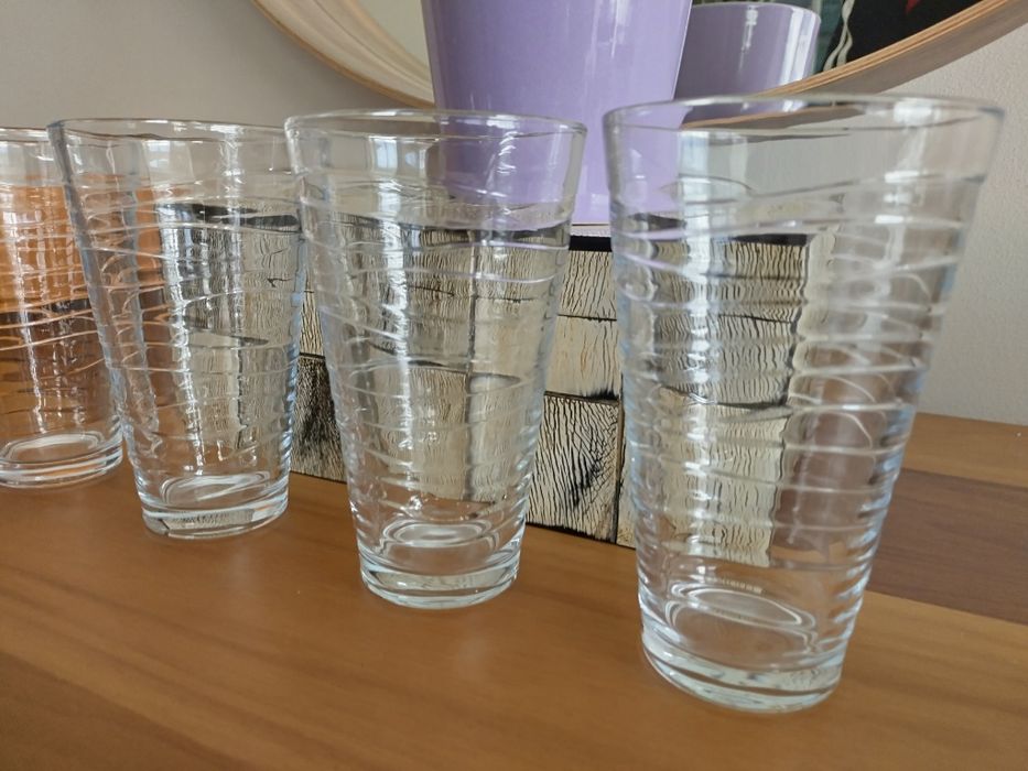 Комплект от 4 оригинални стъклени чаши от Италия