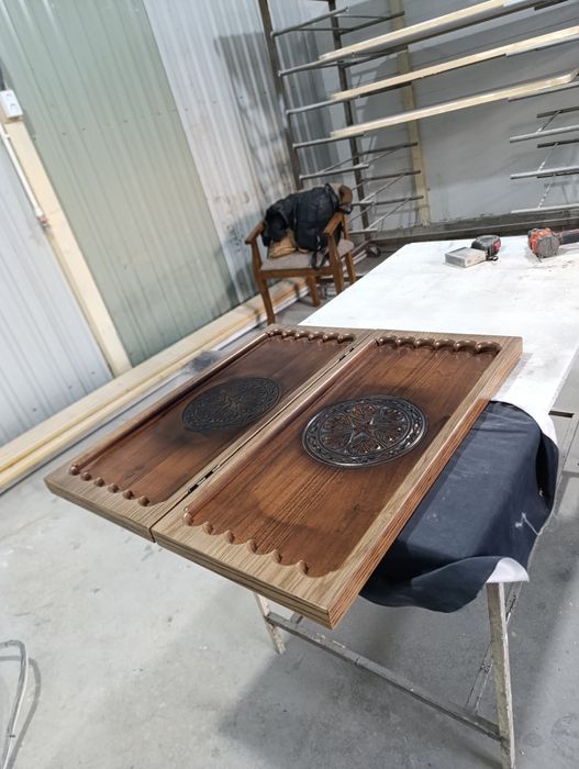 Нарды на заказ из шпона