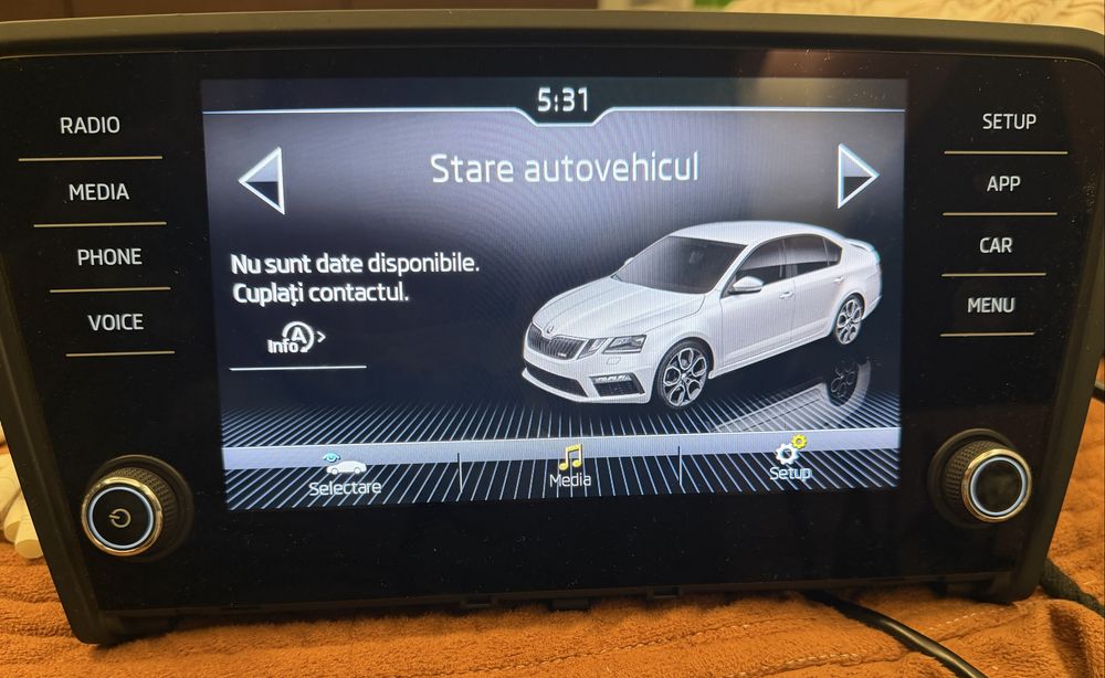 Navigatie originala Skoda MIB2 Octavia 3 Superb 3 Kodiaq Karoq Fabia 3 Rapid Scala Kamiq