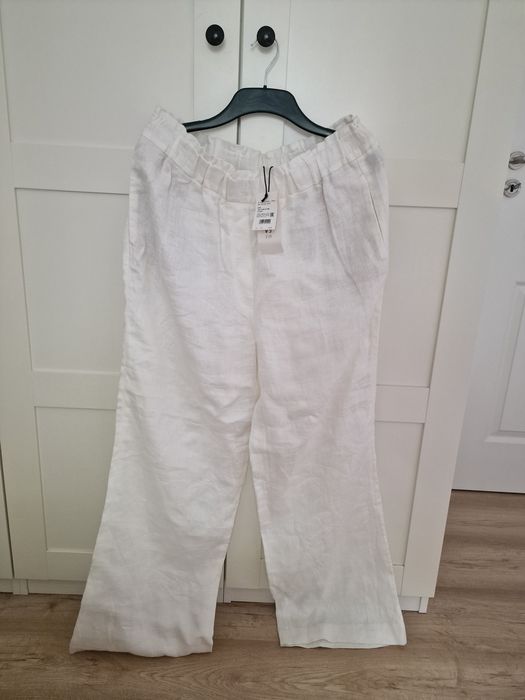 Pantaloni din in, S.Oliver, XL