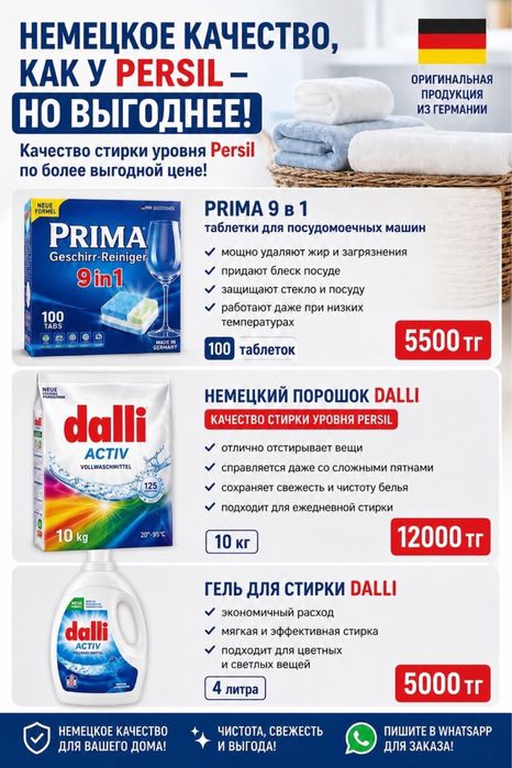 Порошок,гель,капсулы для посудомойки