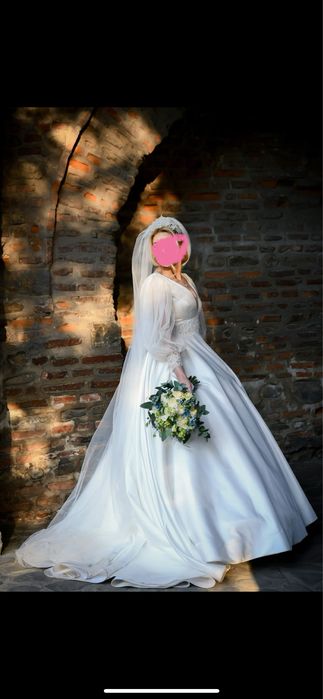 Rochie de mireasa tafta Amira Zair