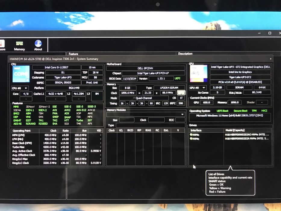 Dell Inspirion 7306 2in1