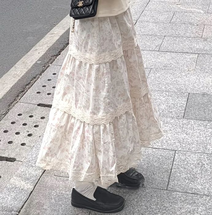 длинная юбка на лето