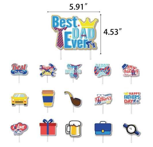 Парти комплект Super Dad за Ден на бащата, парти декорации