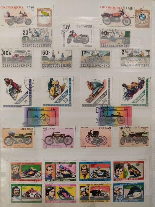 Почтовые марки. Альбом "Транспорт-2"