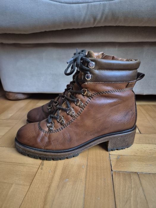 Ghete Pikolinos, Piele Naturală Premium, Made in Spain, Femei - 36
