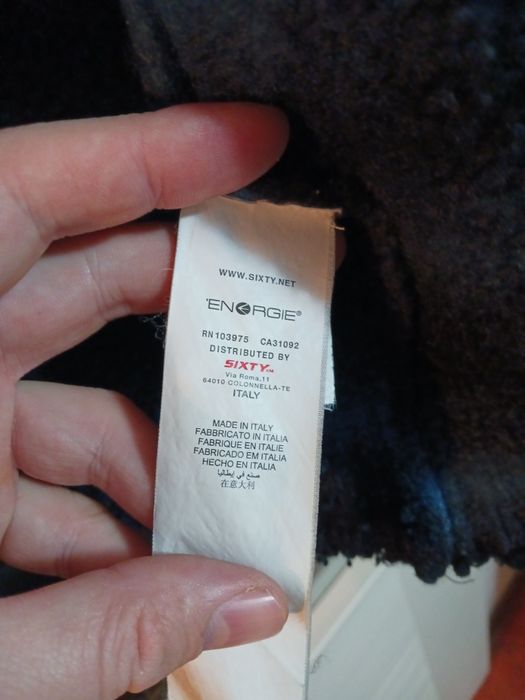 Оригинална Мъжка вълнена жилетка Energie оригинал.Изключително топла/м