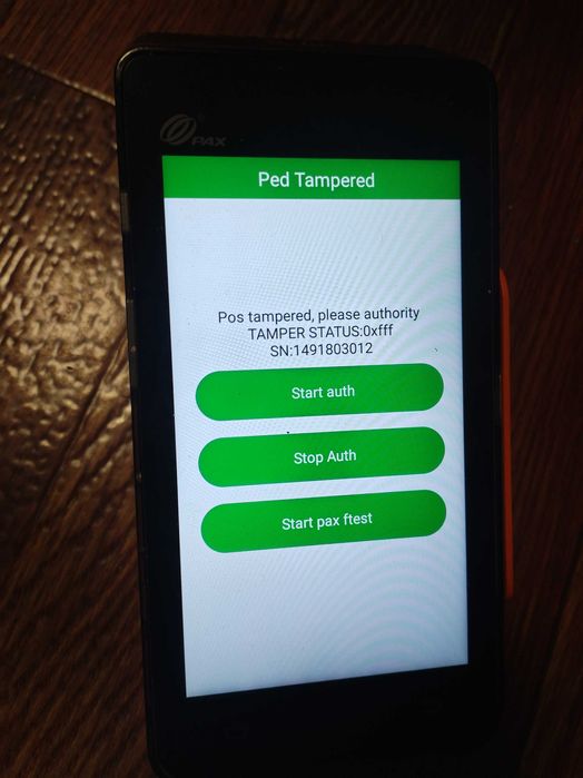 терминал платежный pos pax a910